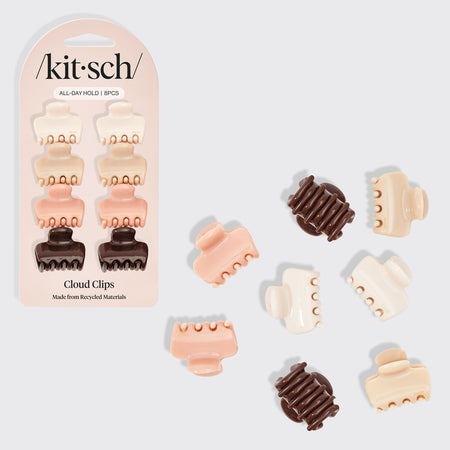 Rosewood Cloud Claw Clips 8pc Set Mini