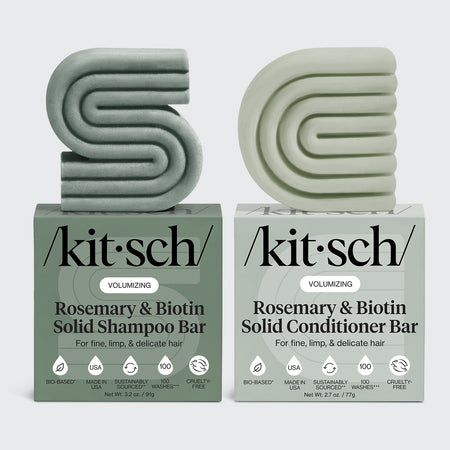 Bottle-Free Beauty Rosemary & Biotin Volumising Shampoo & Conditioner Bar