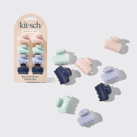 Garden Bouquet Cloud Claw Clips 8pc Set Mini
