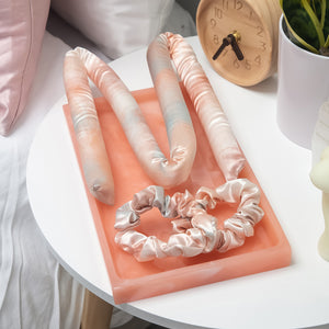 Sunset Tie Dye Satin Heatless Curling Set