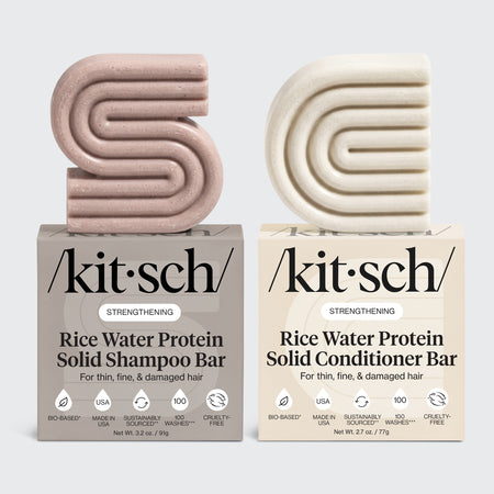 Rice Water Shampoo & Conditioner Bar Combo Hair Growth