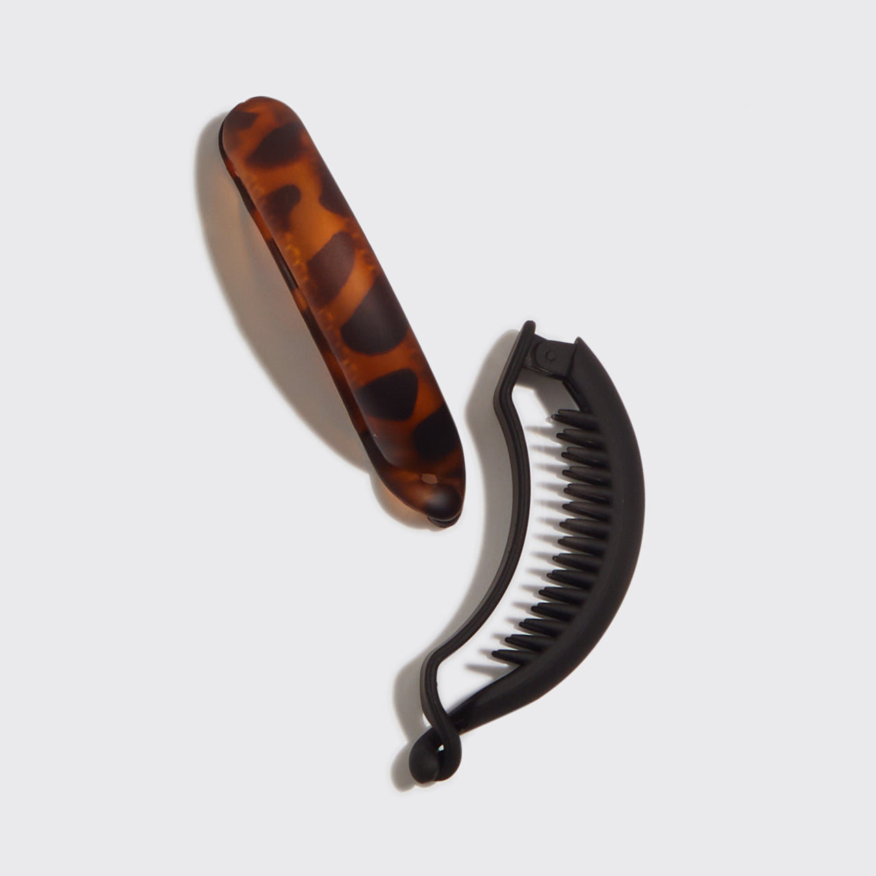 Black & Tort Pony Clips 2pc Set