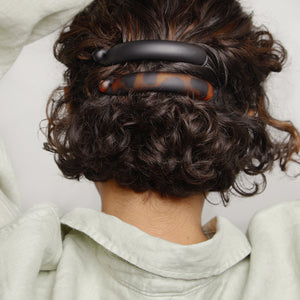 Black & Tort Pony Clips 2pc Set