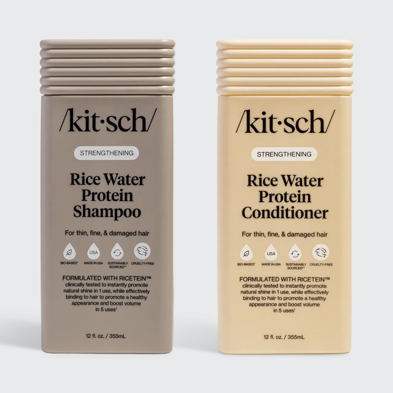 Rice Water Shampoo & Conditioner Combo for Hair G | KITSCH