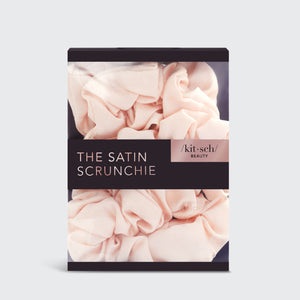 Satin Sleep Scrunchie 5 Pack - Blush